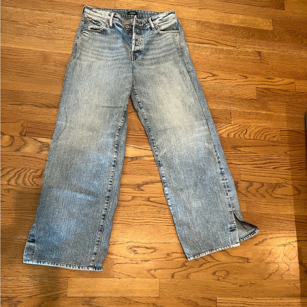 Relaxed Straight Blue Jeans